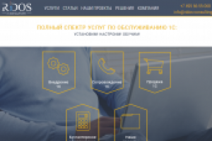 Сайт Московской консалтинговой фирмы Ridos-Consalting
