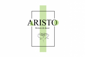 Логотип для цветочного магазина  "ARISTO"