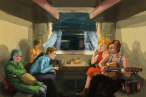 Иллюстрация к  рассказу В. Драгунского из "Денискины рассказы"