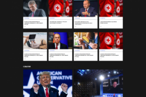 Адаптивная верстка новостного блога