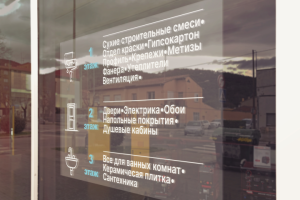 Работы для магазина строительных материалов "Конструктив"