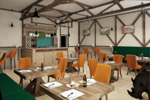 Проект ресторана в тирольском стиле