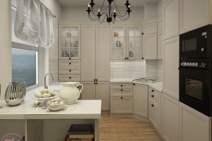 Проект кухни в скандинавском стиле