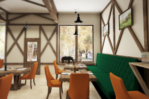 Проект ресторана в тирольском стиле