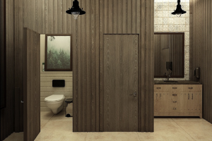 Проект санузла для кафе в тирольском стиле