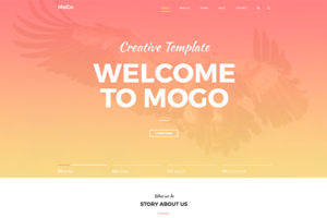 Адаптивная верстка сайта MOGO