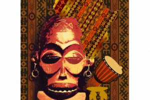 Плакат-аналогия визуальной культуры "Африка"