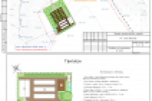 Проект огорода к ресторану гольф-клуба "Links-National"- Генплан