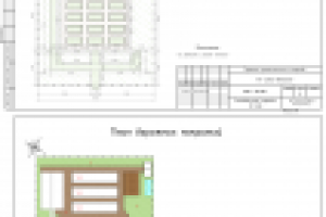 Проект огорода к ресторану гольф-клуба "Links-National"- дорожки