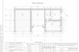 Проект хозблока - план