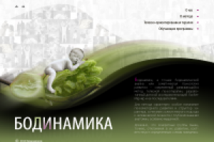 Сайт "Бодинамика" - 1-я страница - вариант 2