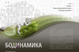 Сайт "Бодинамика" - 1-я страница - вариант 1