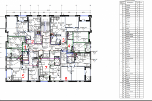 План разведения и аксонометрия водоснабжения и водоотведения