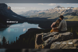 Landing Page для фотографа-путешественника