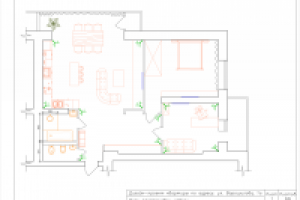 Интерьер квартиры в ЖК 5 звезд