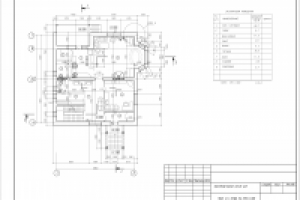 Жилой дом, план на отм. 0.000