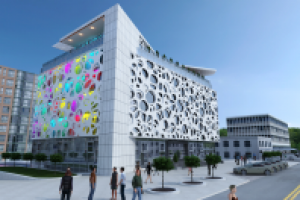 концепт фасада гостиницы