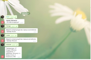 Погодный бот