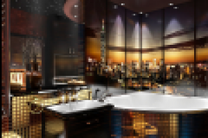 ванная комната в стиле ар-деко