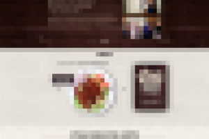 Website of the restaurant