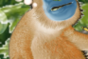 Деталь новогоднего проекта. Обезьяна