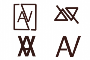 Создание логотипа AV