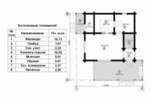 Баня из сухого профилированного бруса
