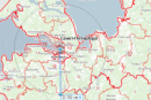 Кадастровый территориальный радиус