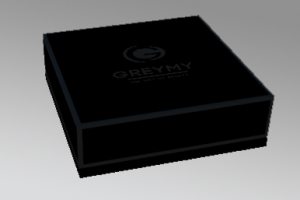 3д модель коробки с логотипом