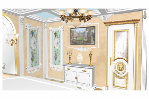 Интерьер вип-зоны ресторана