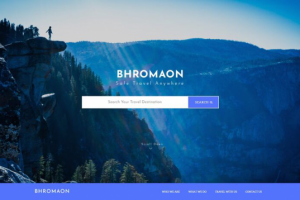 Landing page "Travel more"