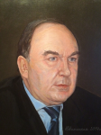 Портрет Стародубова В.И. Холст, масло, 35х45 см.