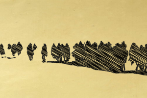 Лайн арт для проекта "История Кореи"