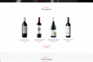 Макет главной страницы сайта-каталога магазина "Аристократ"