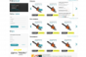 Вёрстка сайта строительного электрооборудования