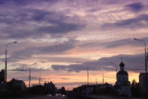 вечерний город