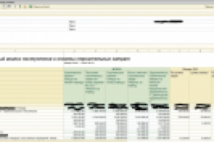 Отчет "Анализ поступления и оплаты строительных затрат"
