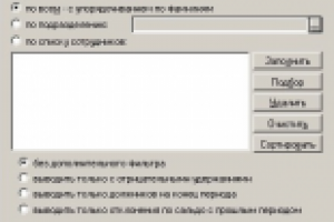 Сальдо - оборотная ведомость в разрезе сотрудников ЗиК 7.7