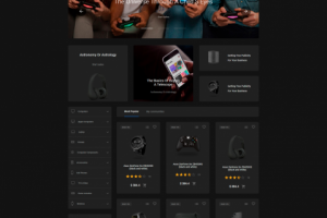 Адаптивная верстка интернет-магазина Quantum