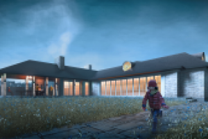 Крытый бассейн с террасой