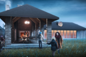 Крытый бассейн с террасой