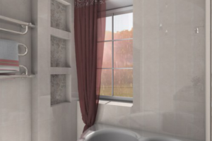 Фрагмент интерьера и его реализация