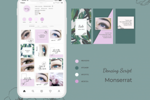 Дизайн страницы Instagram
