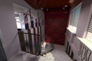 лестница в салоне красоты