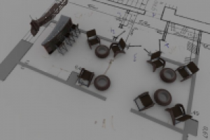 мебель в коктейль бар