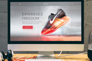 Лендинг для продажи кроссовок