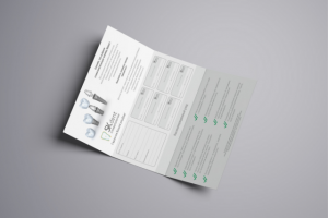 лифлет в 2 фальца для стоматологии