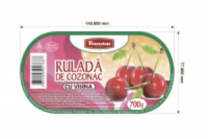 Этикетка рулета с начинкой