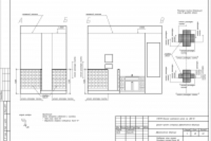 Чертежи для разработка интерьера, AutoCAD