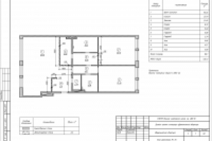 Чертежи для разработка интерьера, AutoCAD
